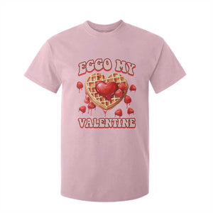 Eggo My Valentine T Shirt For Kid Funny Romantic Stranger Valentine's Day TS11 Light Pink Print Your Wear