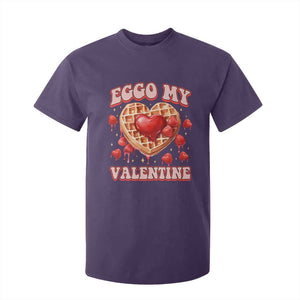 Eggo My Valentine T Shirt For Kid Funny Romantic Stranger Valentine's Day TS11 Purple Print Your Wear