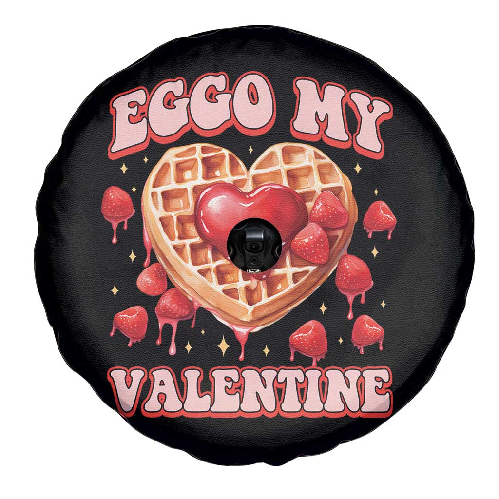 Eggo My Valentine Spare Tire Cover Funny Romantic Stranger Valentine's Day TS11 Print Your Wear