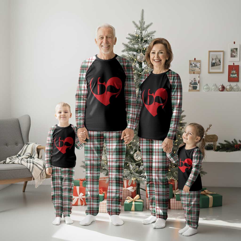 Funny Six Seven 67 Meme Valentines Day Red Heart Plaid Pajama Set TS11 Christmas Plaid Print Your Wear