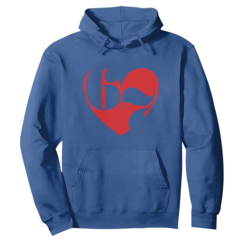 Funny Six Seven 67 Meme Valentines Day Red Heart Hoodie TS11 Royal Blue Print Your Wear
