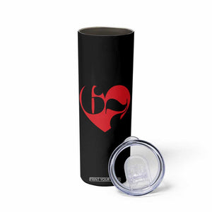 Funny Six Seven 67 Meme Valentines Day Red Heart Skinny Tumbler TS11 Print Your Wear