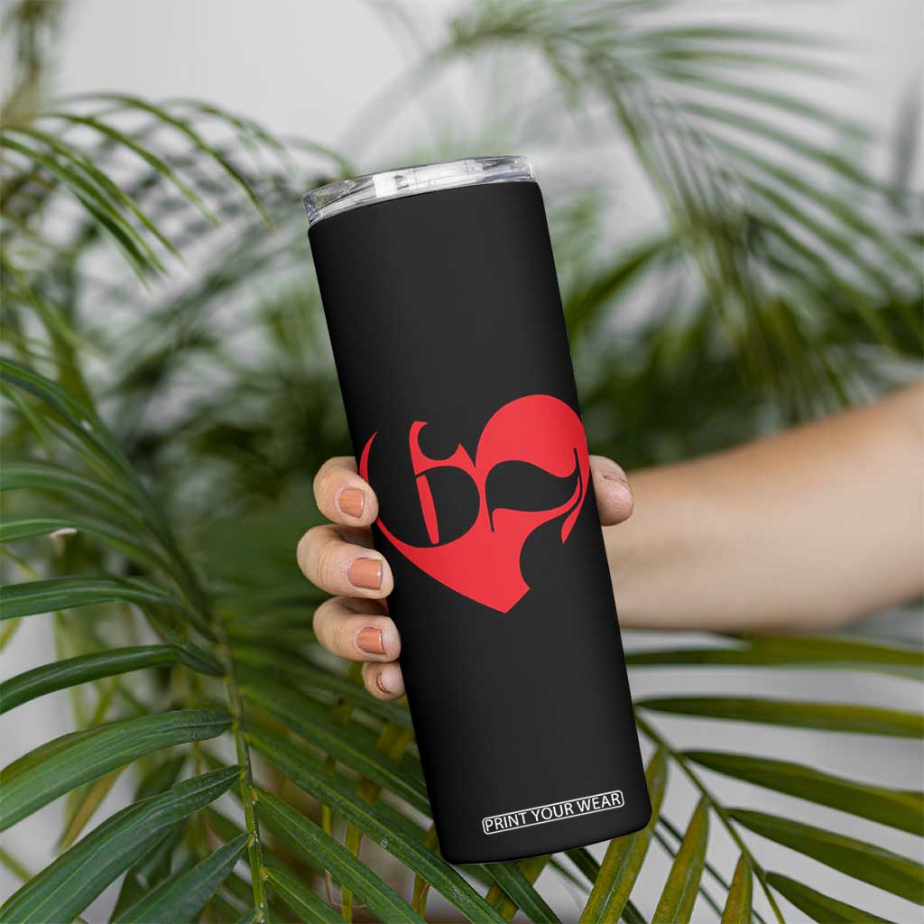 Funny Six Seven 67 Meme Valentines Day Red Heart Skinny Tumbler TS11 Print Your Wear