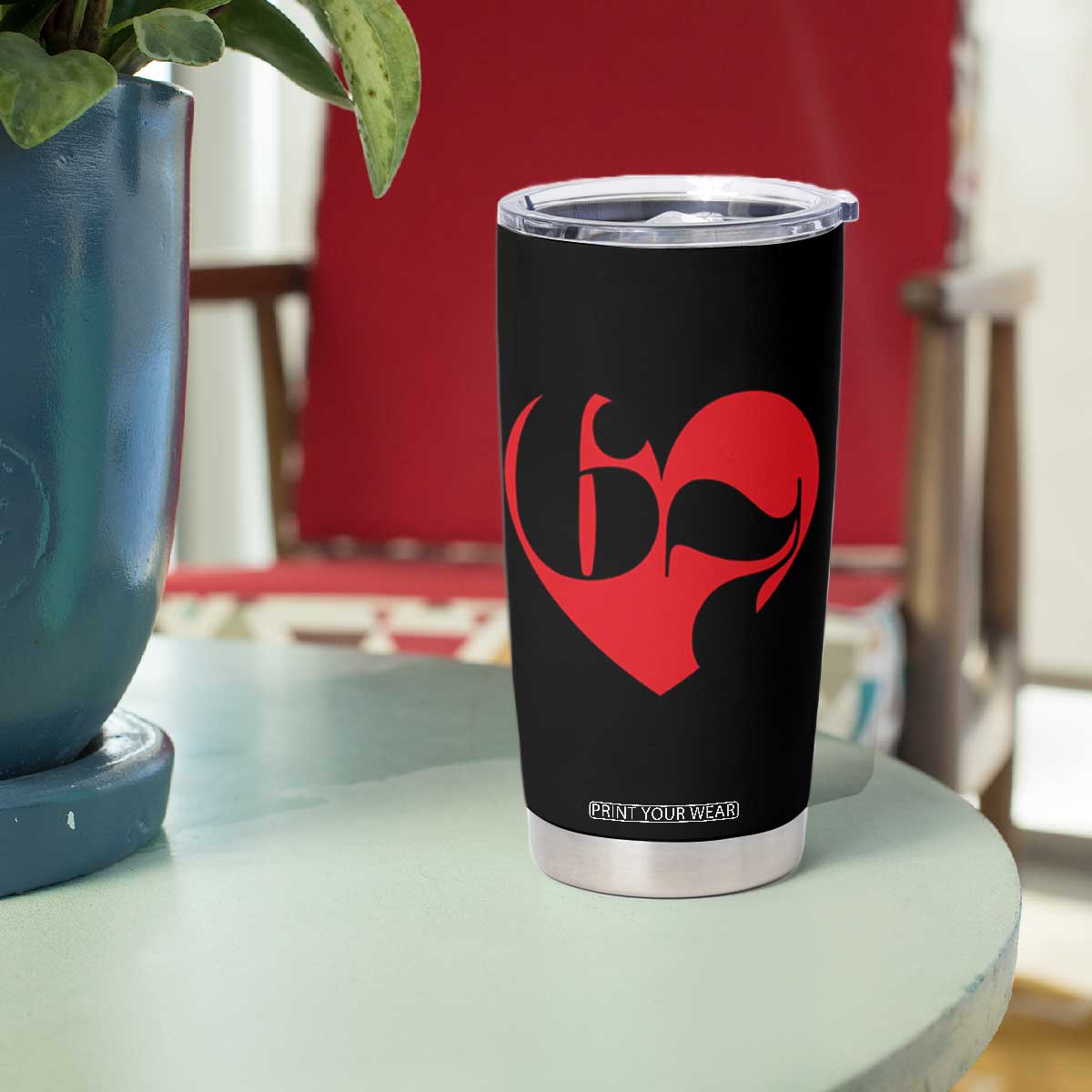 Funny Six Seven 67 Meme Valentines Day Red Heart Tumbler Cup TS11 Print Your Wear