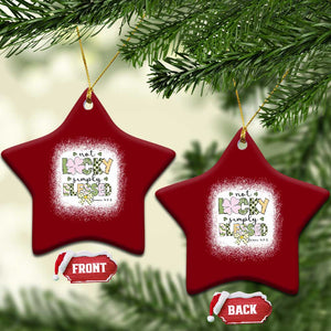 Not Lucky Simply Blessed Ceramic Ornament Blessed Christian Shamrocks St Patricks Day TS11 Print Your Wear