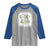 Not Lucky Simply Blessed Raglan Shirt Blessed Christian Shamrocks St Patricks Day TS11 Sport Gray Royal Print Your Wear