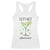 Funny Irish St Patrick's Day Cocktail Racerback Tank Top Let's Get Shamrocked Irish Festival TS11 White Print Your Wear