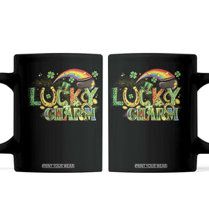 Funny St Patrick's Day Lucky Charm Coffee Mug Rainbow Gold Pot Clover TS11 Black Print Your Wear
