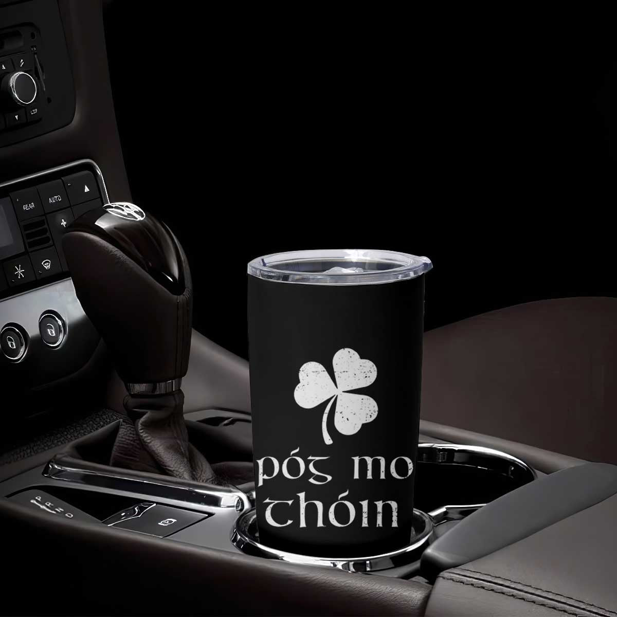 Funny Irish Pog Mo Thoin Tumbler Cup St Patrick's Day Gaelic Saying Shamrock TS11 Print Your Wear