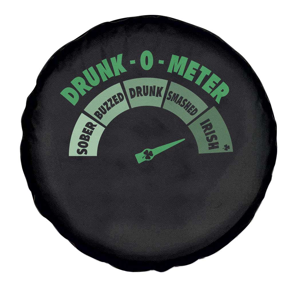 Funny Irish St. Patrick's Day Spare Tire Cover Drunk-O-Meter Drinking Party Shamrock TS11 Print Your Wear