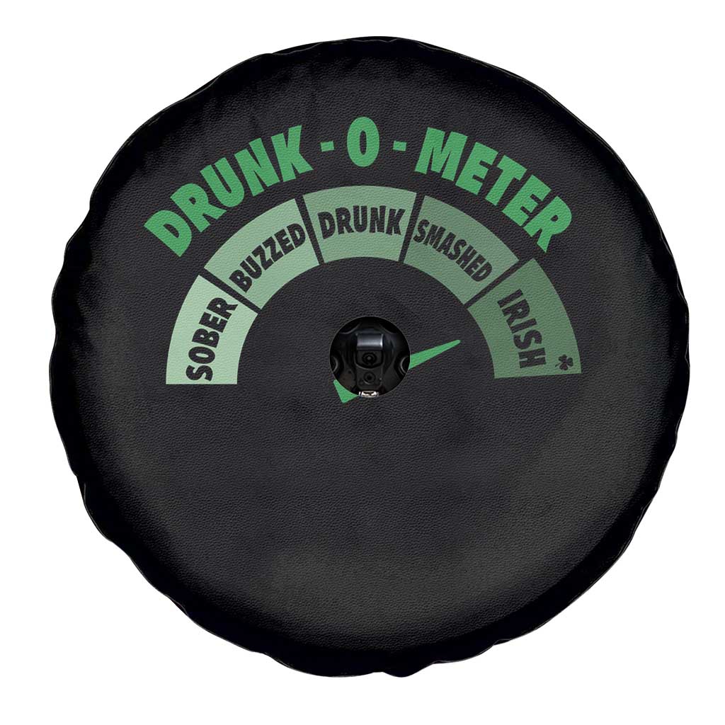 Funny Irish St. Patrick's Day Spare Tire Cover Drunk-O-Meter Drinking Party Shamrock TS11 Print Your Wear