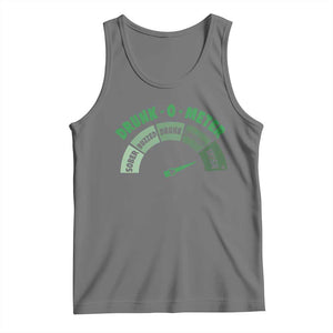 Funny Irish St. Patrick's Day Tank Top Drunk-O-Meter Drinking Party Shamrock TS11 Black Heather Print Your Wear