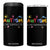 Autism Acceptance Month 4 in 1 Can Cooler Tumbler Autism Accept Understand Love SPED Teachers TS11 One Size: 16 oz Black Print Your Wear