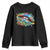 Funny Kiss My Aspergers Youth Sweatshirt Asperger Syndrome Autism Awareness TS11 Black Print Your Wear