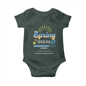 Funny Spring Break Loading Baby Onesie Spring Vacation Beach Sunshine TS11 Print Your Wear