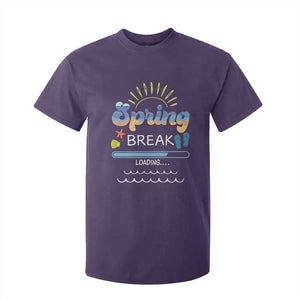 Funny Spring Break Loading T Shirt For Kid Spring Vacation Beach Sunshine TS11 Purple Print Your Wear