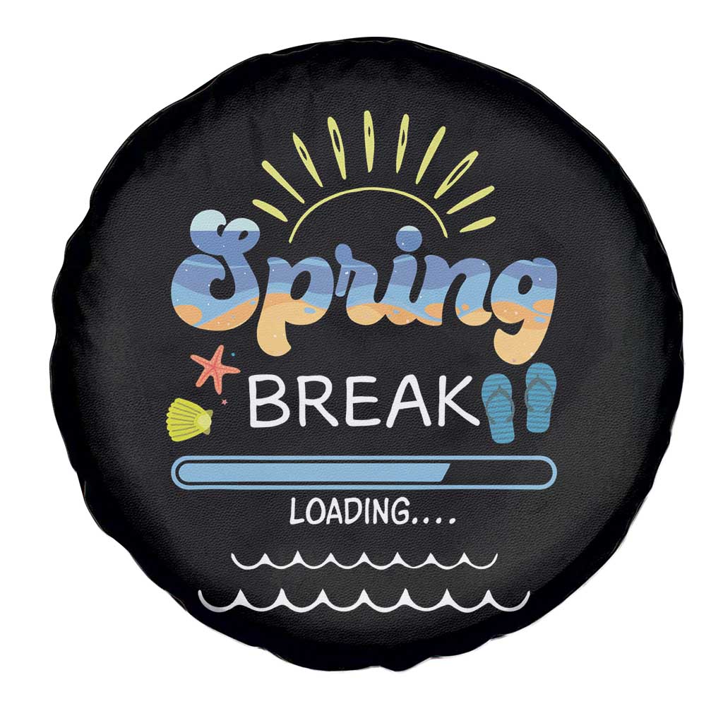 Funny Spring Break Loading Spare Tire Cover Spring Vacation Beach Sunshine TS11 Print Your Wear