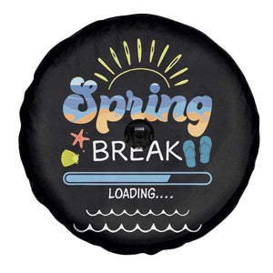 Funny Spring Break Loading Spare Tire Cover Spring Vacation Beach Sunshine TS11 Print Your Wear