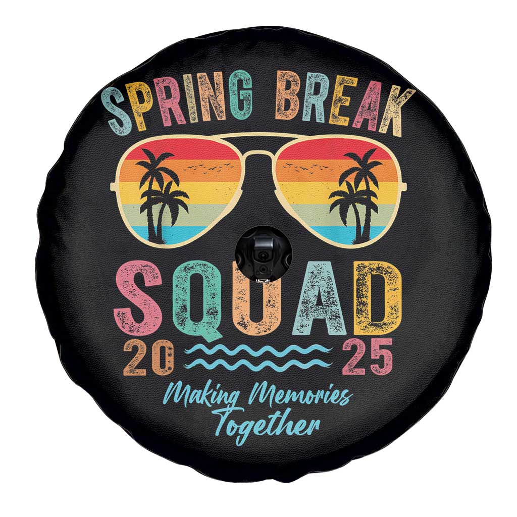 Funny Spring Break Squad 2025 Spare Tire Cover Sunglasses Family Matching TS11 Print Your Wear