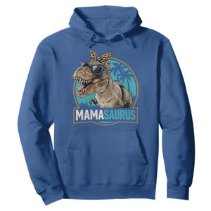 Mamasaurus Funny Dinosaur Mama Hoodie Mothers Day Family Matching TS11 Royal Blue Print Your Wear