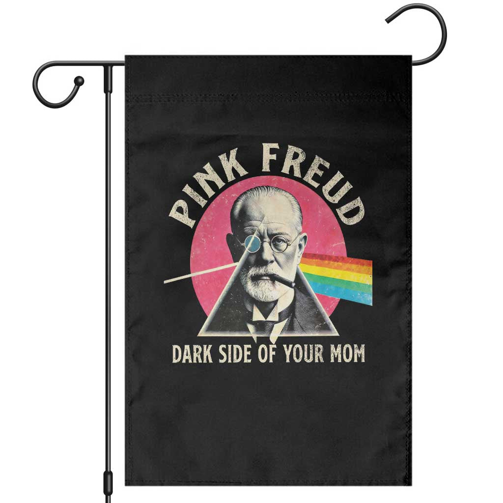 Pink Freud Dark Side Of Your Mom Garden Flag Psychoanalysis Joke TS11 Black Print Your Wear