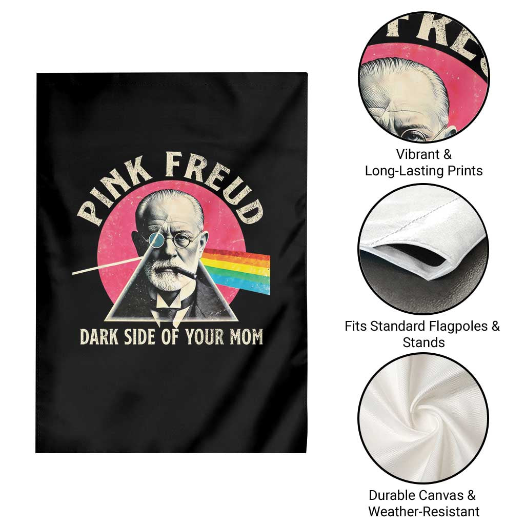 Pink Freud Dark Side Of Your Mom Garden Flag Psychoanalysis Joke TS11 Print Your Wear