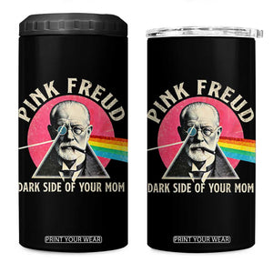 Pink Freud Dark Side Of Your Mom 4 in 1 Can Cooler Tumbler Psychoanalysis Joke TS11 One Size: 16 oz Black Print Your Wear