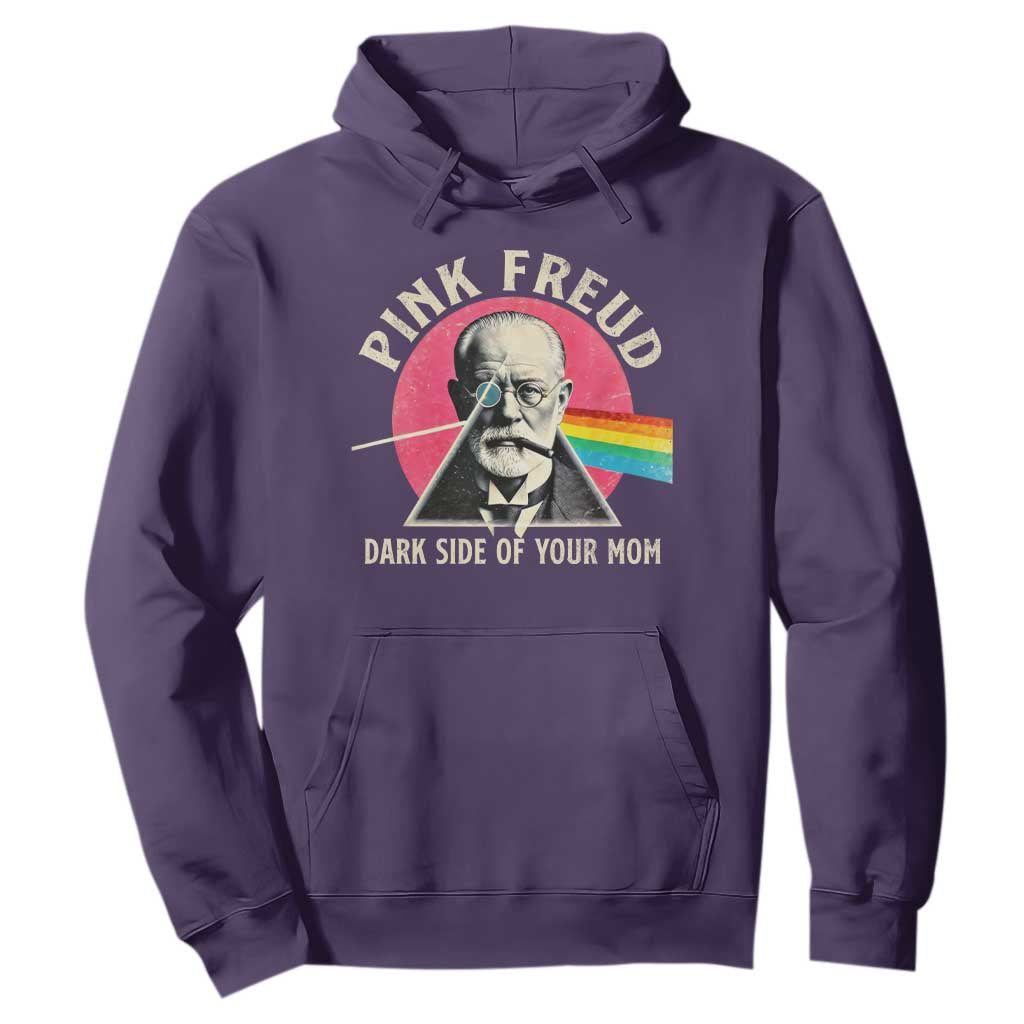 Pink Freud Dark Side Of Your Mom Hoodie Psychoanalysis Joke TS11 Purple Print Your Wear