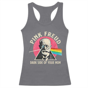 Pink Freud Dark Side Of Your Mom Racerback Tank Top Psychoanalysis Joke TS11 Charcoal Print Your Wear