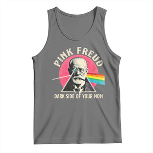 Pink Freud Dark Side Of Your Mom Tank Top Psychoanalysis Joke TS11 Black Heather Print Your Wear
