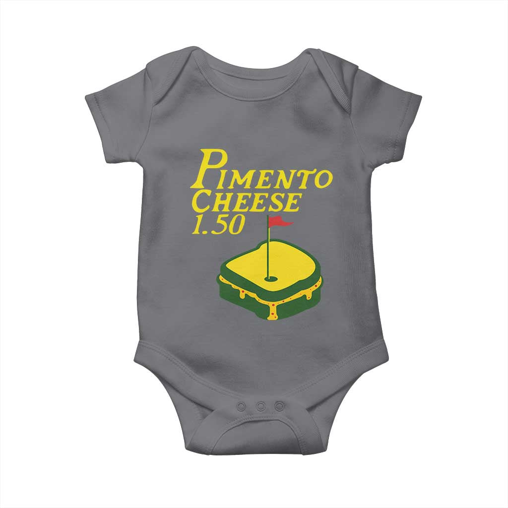 Pimento Cheese Baby Onesie Golf Foodie Golfer Tournament TS11 Charcoal Print Your Wear