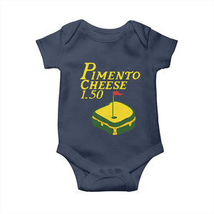 Pimento Cheese Baby Onesie Golf Foodie Golfer Tournament TS11 Navy Print Your Wear
