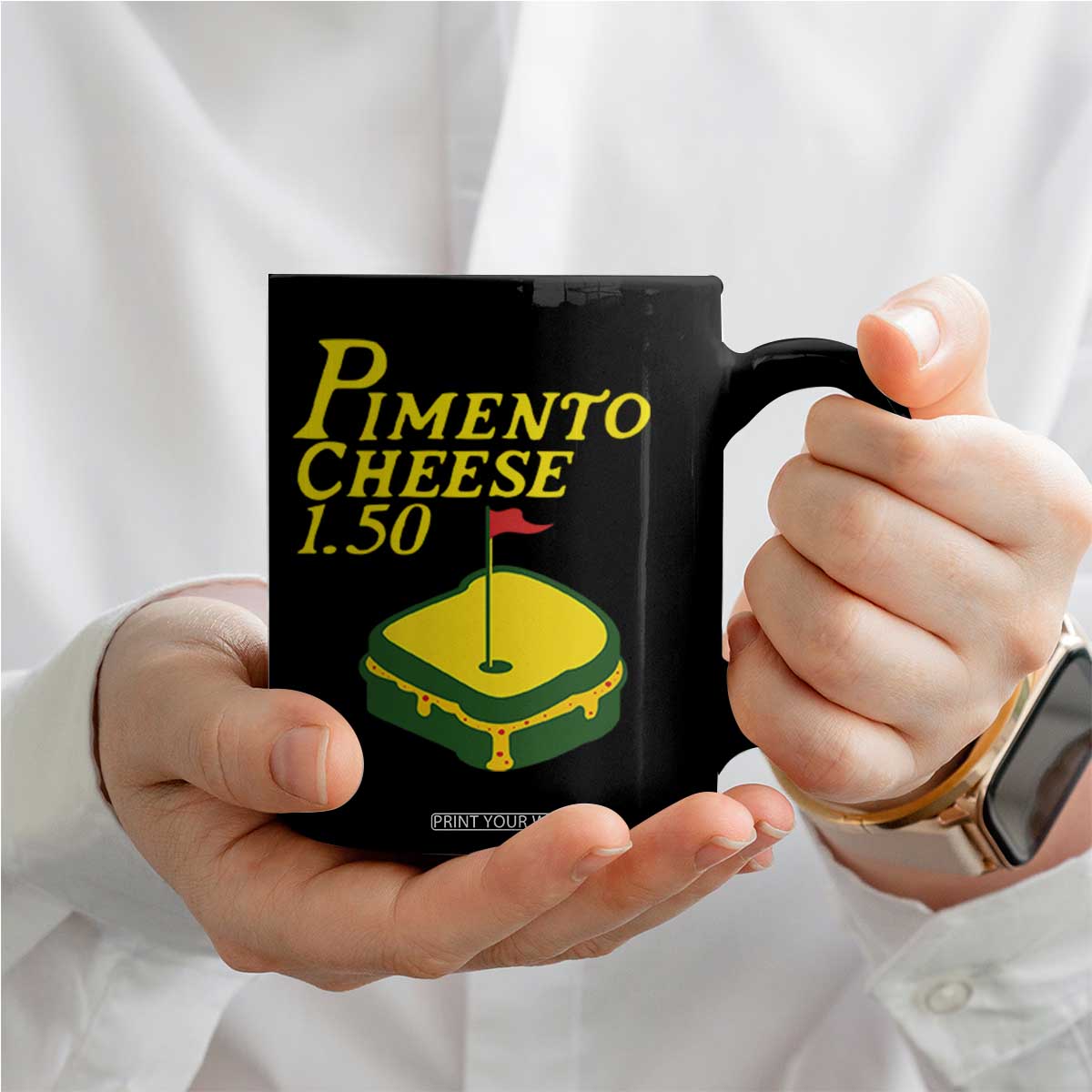 Pimento Cheese Coffee Mug Golf Foodie Golfer Tournament TS11 Print Your Wear