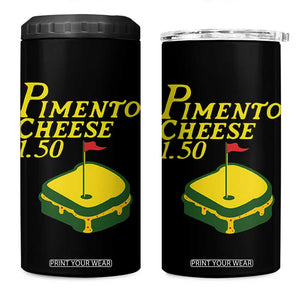 Pimento Cheese 4 in 1 Can Cooler Tumbler Golf Foodie Golfer Tournament TS11 One Size: 16 oz Black Print Your Wear