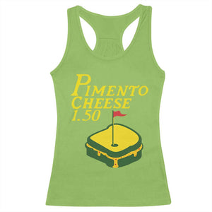 Pimento Cheese Racerback Tank Top Golf Foodie Golfer Tournament TS11 Lime Print Your Wear