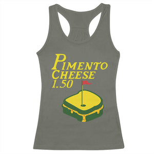 Pimento Cheese Racerback Tank Top Golf Foodie Golfer Tournament TS11 Military Green Print Your Wear
