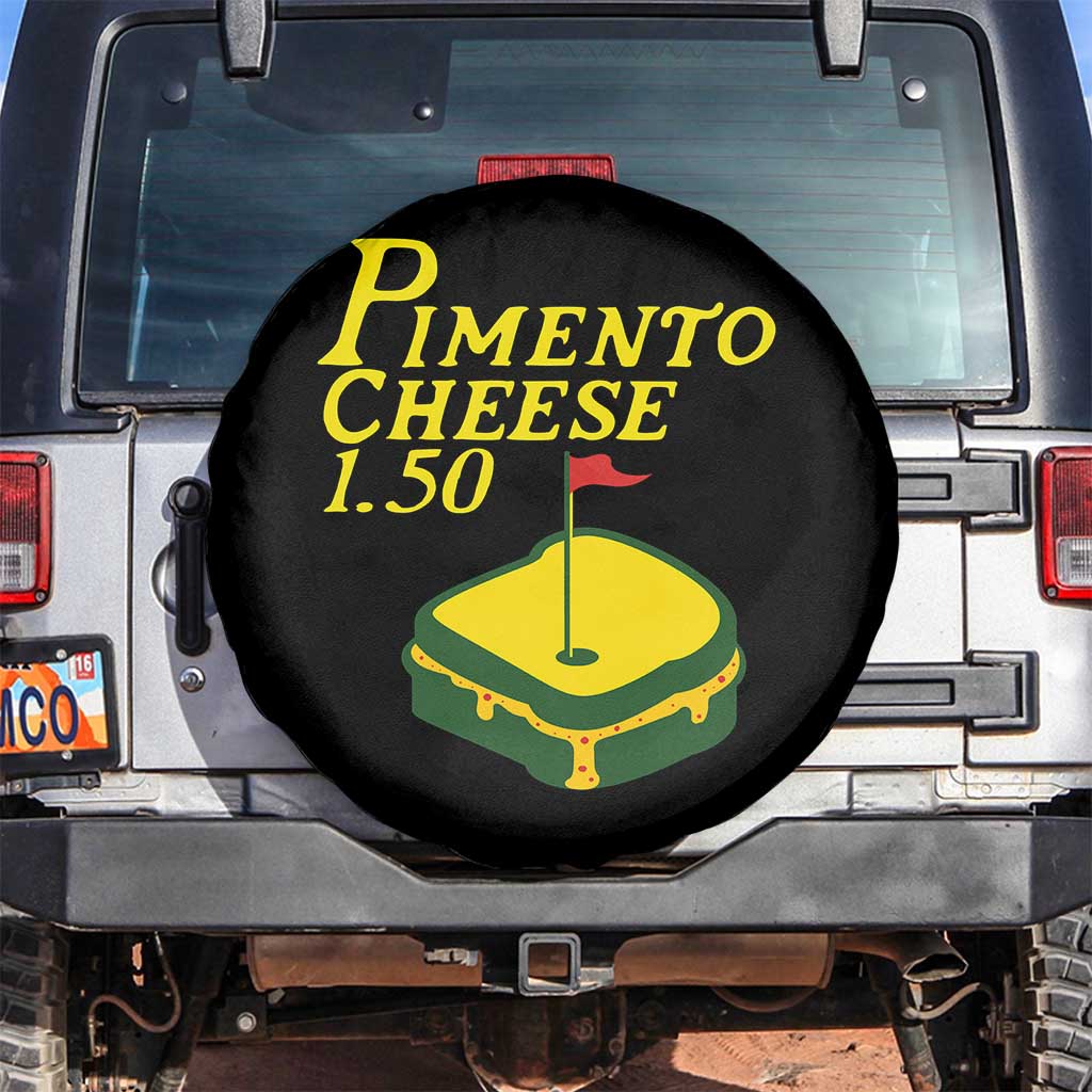 Pimento Cheese Spare Tire Cover Golf Foodie Golfer Tournament TS11 No hole Black Print Your Wear