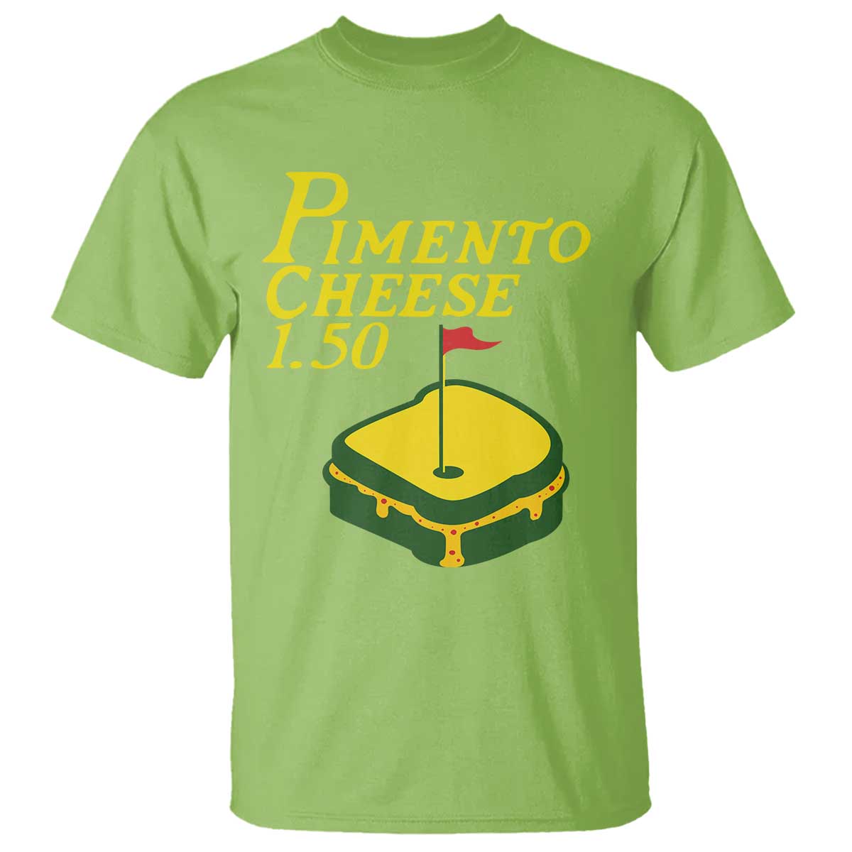 Pimento Cheese T Shirt Golf Foodie Golfer Tournament TS11 Lime Print Your Wear