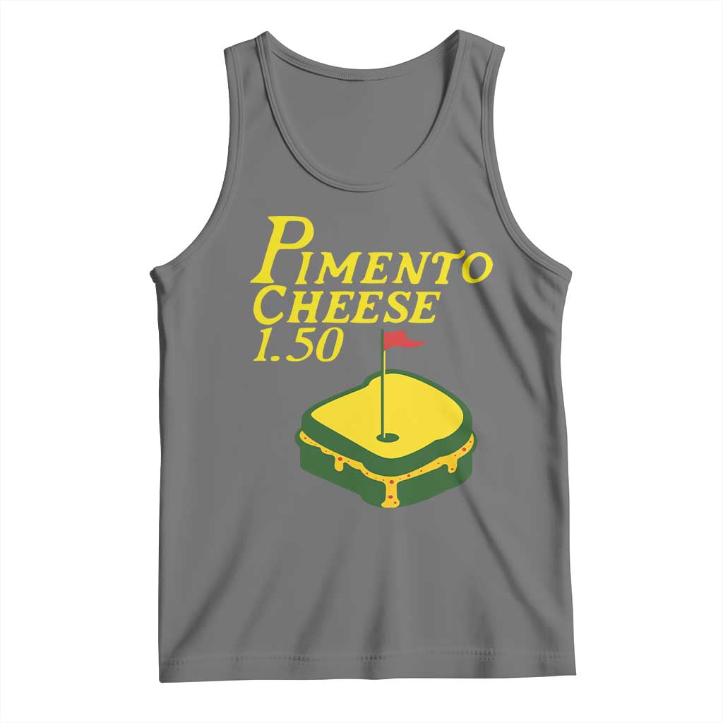 Pimento Cheese Tank Top Golf Foodie Golfer Tournament TS11 Black Heather Print Your Wear