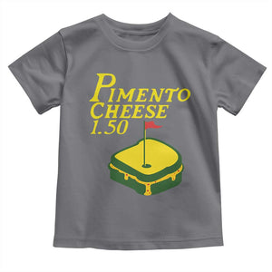 Pimento Cheese Toddler T Shirt Golf Foodie Golfer Tournament TS11 Charcoal Print Your Wear
