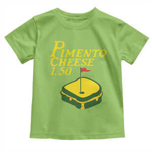 Pimento Cheese Toddler T Shirt Golf Foodie Golfer Tournament TS11 Lime Print Your Wear
