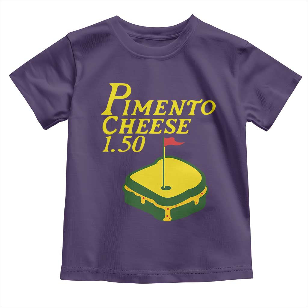 Pimento Cheese Toddler T Shirt Golf Foodie Golfer Tournament TS11 Purple Print Your Wear