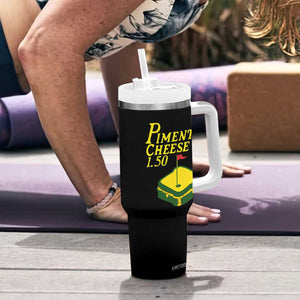 Pimento Cheese Tumbler With Handle Golf Foodie Golfer Tournament TS11 Print Your Wear