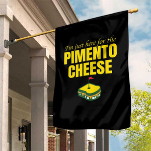 I'm Just Here For The Pimento Cheese Garden Flag Funny Golf Foodie TS11 Print Your Wear
