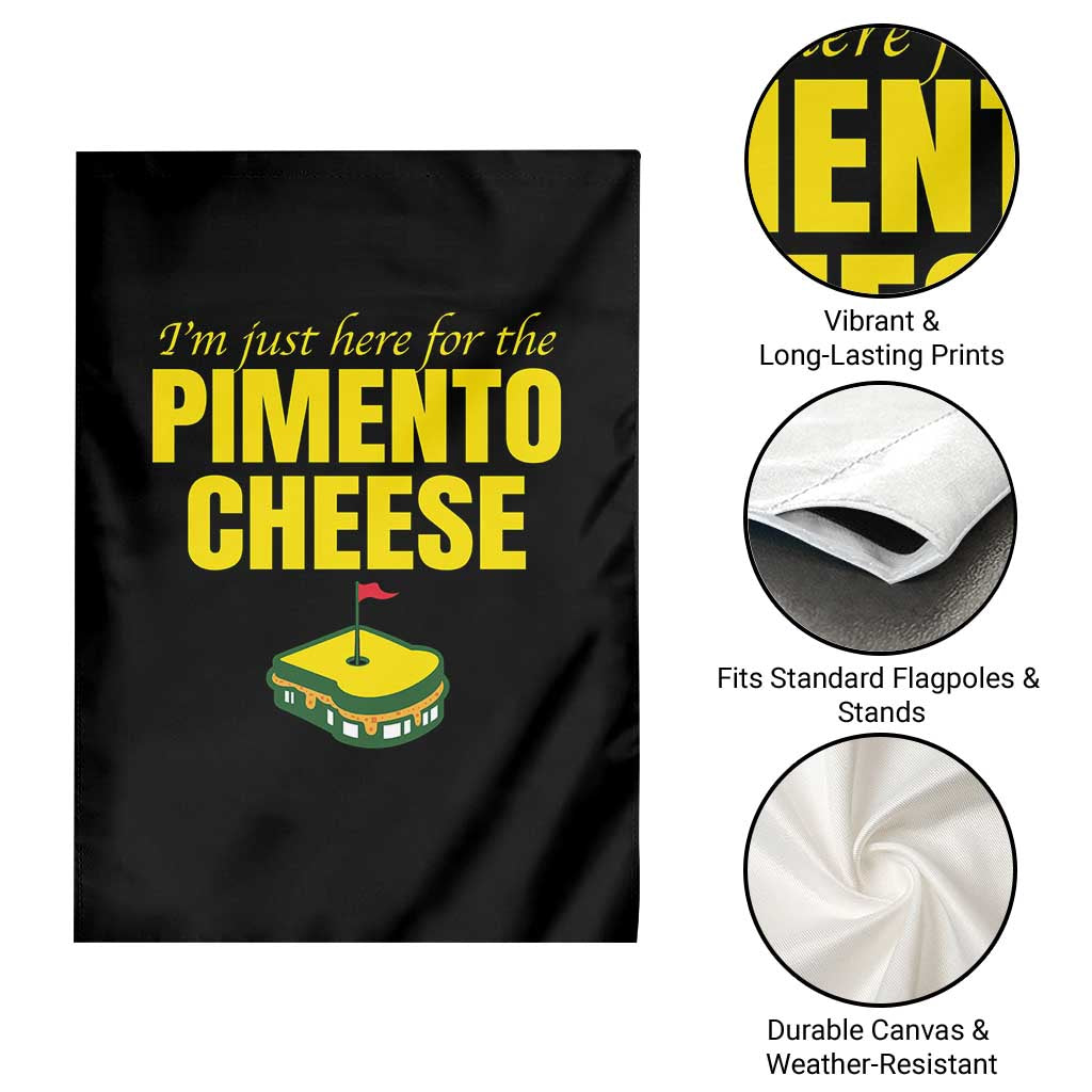 I'm Just Here For The Pimento Cheese Garden Flag Funny Golf Foodie TS11 Print Your Wear