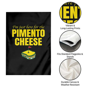 I'm Just Here For The Pimento Cheese Garden Flag Funny Golf Foodie TS11 Print Your Wear