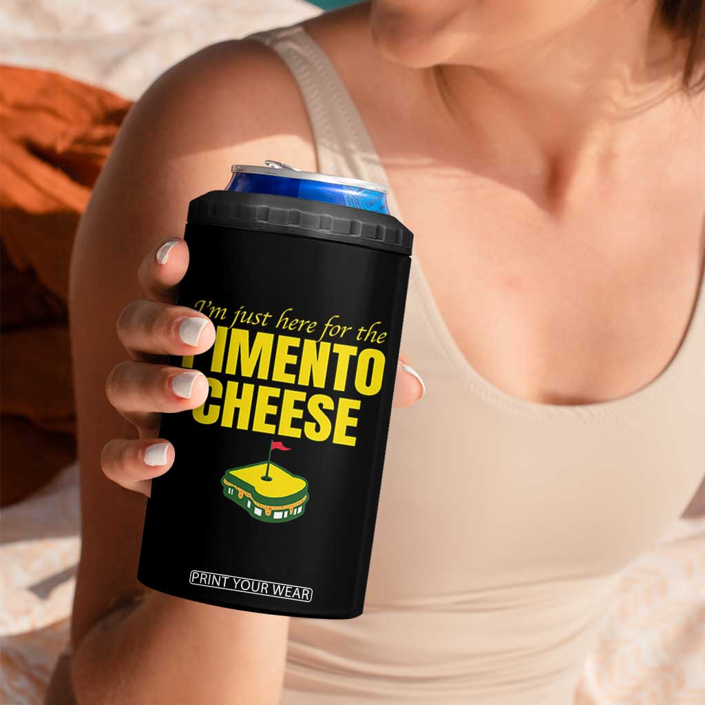 I'm Just Here For The Pimento Cheese 4 in 1 Can Cooler Tumbler Funny Golf Foodie TS11 Print Your Wear