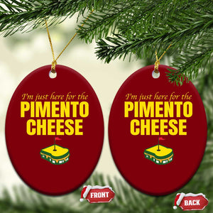 I'm Just Here For The Pimento Cheese Ceramic Ornament Funny Golf Foodie TS11 Print Your Wear