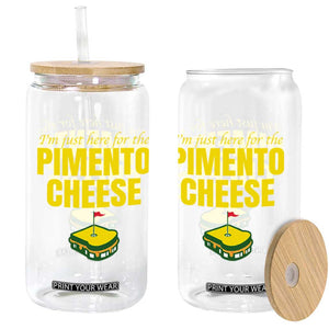 I'm Just Here For The Pimento Cheese Glass Can Funny Golf Foodie TS11 Print Your Wear
