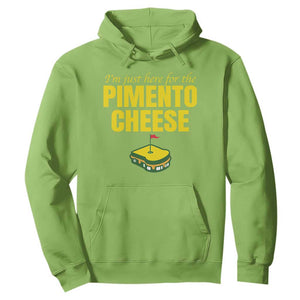 I'm Just Here For The Pimento Cheese Hoodie Funny Golf Foodie TS11 Lime Print Your Wear